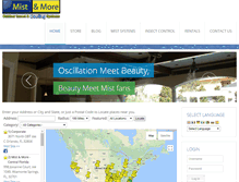 Tablet Screenshot of mistandmore.com